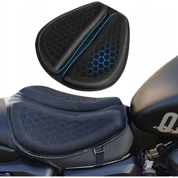 Moto sedlo GELOVÝ POLŠTÁŘ NA SEDADLO PODLOŽKA POD MOTOCYKLOVÉ SEDLO PRODYŠNÝ 3D
