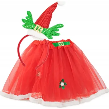 Karnevalový kostým Vánoční kostým del-sol vel. 110