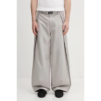 Bavlněné kalhoty adidas Originals RACE PANT, L, béžová, 80X