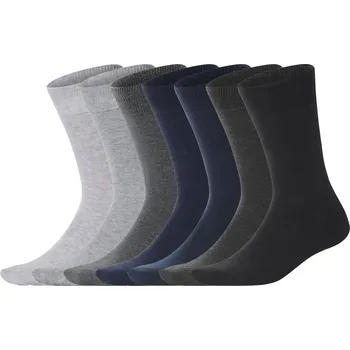 Pánské ponožky esmara Men Pánské ponožky s BIO bavlnou, 7 párů (šedá / navy modrá / černá, 39-42)