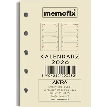 Kalendář Kapesní kalendář A7 2026