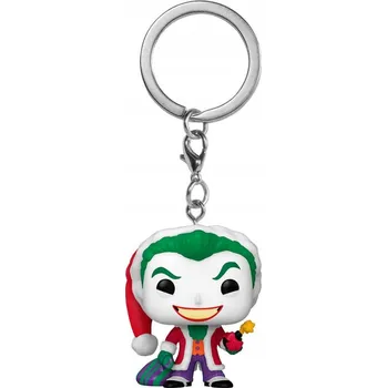 Funko Pocket Pop! Klíčový Přívěsek Na Klíče DC Comics Holiday Joker - Vydání
