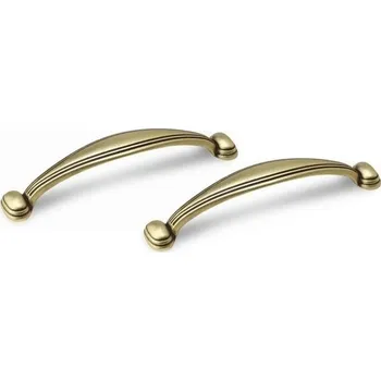 Nábytkové kování NÁBYTKOVÁ ÚCHYTKA RETRO 96 MM ZLATÁ PRO SKŘÍŇKY A ZÁSUVKY