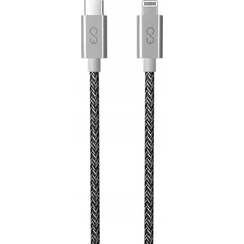 Datový kabel KABEL S TEXTILNÍM OPLETEM EPICO C do Lightning 1.2m 2020 - hvězdná šedá 9915101300183