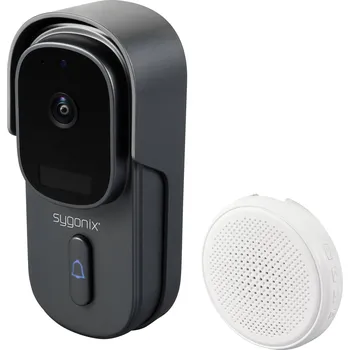 Domovní zvonek Sygonix Wi-Fi, bezdrátový domovní IP/video telefon šedá, bílá, SY-6721066