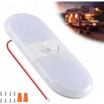 LAMPKA SUFITOWA 900LM 3 BARWY PLYNULÁ REGULACE PRO OBYTNÉ VOZY A AUTA 12-24V