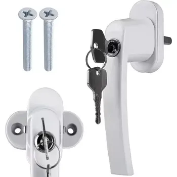 Malatec Zamykací okenní klika bílá