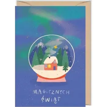 Obraz Vánoční přání 12 x 17 cm