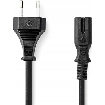 Napájecí kabel Nedis CEGL11040WT50 Napájecí kabel Černý 2 m CEE7/16 na IEC 320