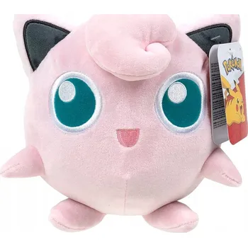 plyšák Plyšová Hračka Pokémon Jazwares Jigglypuff, růžová plyšová hračka, 17 cm