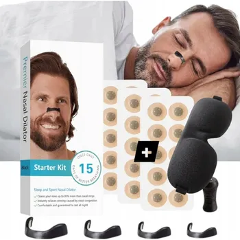 Bezpečnostní kamera Magnetické náplasti/roztahovače na nos proti chrápání, 30 dní