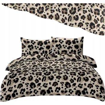 Povlečení Povlečení 3D Bavlněný Satén 160/200 3 Č. Panterka (Panter)