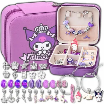 kreativní sada Sada na výrobu šperků Galaxia Kuromi, 37 dílů