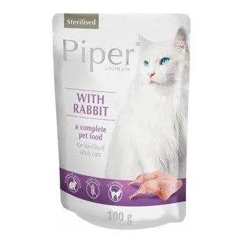 Krmivo pro kočku Piper mokré krmivo pro králíky 0,1 kg