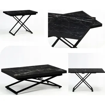 Konferenční stolek Konferenční stolek DOMM obdélníkový 90 x 60 x 75 cm černý