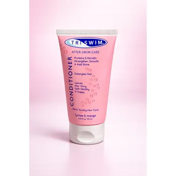 TRISWIM Mini Kondicionér odstraňuje chlór Lychee & Mango 90ml