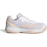 Dětská tenisová obuv adidas Courtflash Kids Tennis Shoes Ftwr White/Wonder Quartz/Ftwr White EUR 35,5