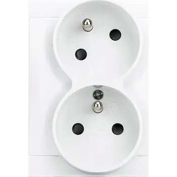 Elektrická zásuvka Bílá Elektrická Zásuvka Solight