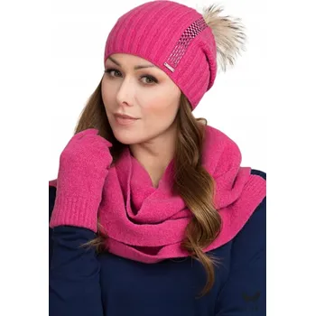 Čepice Kamea zimní čepice beanie červená, univerzální velikost (54-60)