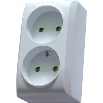 Elektrická zásuvka Ospel Elektrická Zásuvka zásuvka bílá