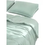 ŠALVĚJOVÁ SADA BAMBUSOVÉHO POVLEČENÍ S LEMEM 140x200cm PREMIUM JEMNÁ