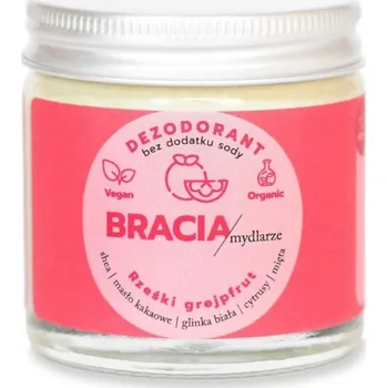 Krémový deodorant bez sody Rześki Grejpfrut Bracia Mydlarze 60 ml