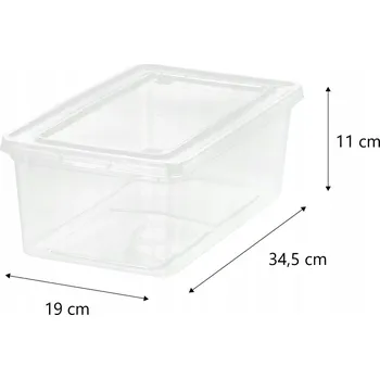 Úložný box Krabička Krabička s víkem na drobné předměty 5L 34,5x19x11 cm