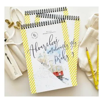 omalovánky Akvarelové omalovánky z Prahy 17x25cm