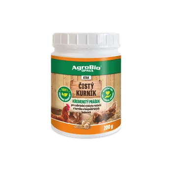 Pesticid AgroBio Opava, s.r.o. AgroBio Atak čistý kurník Hmotnost: 200 g