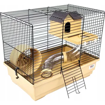 Klec s vaničkou pro malé hlodavce Wd-Impex 34 x 40 x 25 cm