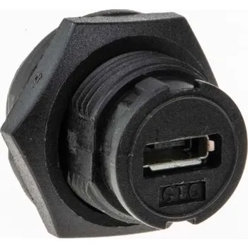 USB hub Micro USB, Samec typ USB A, USB B, IP67 verze A, B, orientace těla: přímý, Montáž na panel, 100 V AC/DC, 1A