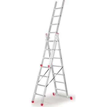 Žebřík Žebřík Faraone hliníkový 3 x 3