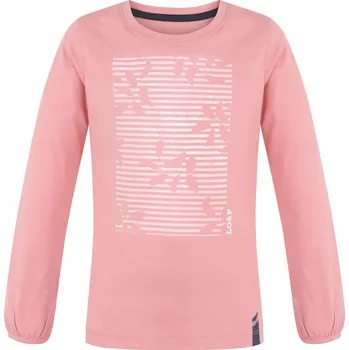 Dívčí tričko Loap dětské tričko růžové bavlna velikost 116