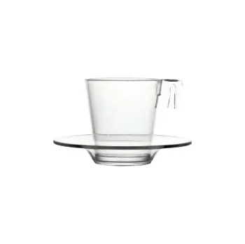 POLYKARBONÁT ESPRESSO ŠÁLEK + PODŠÁLEK 70 ML, LEHKÝ, NEROZBITNÝ