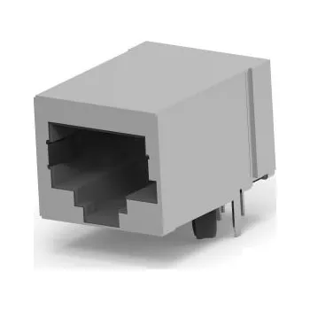 Elektrický konektor TE Connectivity Konektor RJ45, řada: 5558310 Vnitřní Cat3, Pravý úhel, Deska Pocínovaná měď, počet portů: 2portový