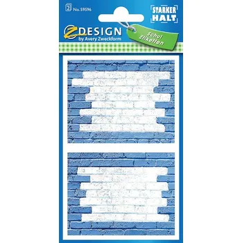 samolepka Samolepky Avery Zwerckform do sešitu Brick 2 ks