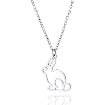 Řetízek Náhrdelník a přívěsek králíček
