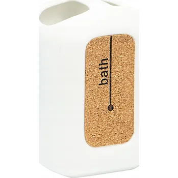 Držák na kartáček Bisk Corsa Bílý kelímek/nádobka na kartáčky 05587