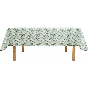 ubrus Odolný ubrus na skvrny s ozdobným vzorem z polyesteru - motiv březových listů, rozměr 140x180 cm