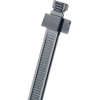 Stahovací páska Panduit SST2S-C0, SST2S-C0, stahovací pásky, 4.60 mm, 172 mm, černá, pro montáž do jednoho otvoru, 1 ks