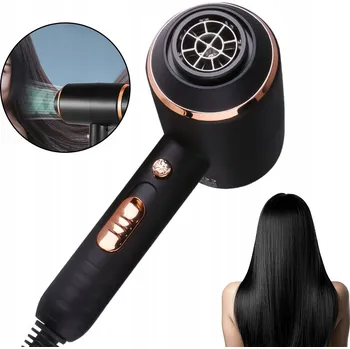 Fén Fén na vlasy s ionizací 4v1, 3 rychlosti, 1700 W DÁREK k Valentýnu