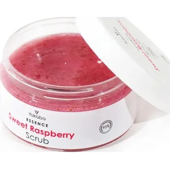Tělový peeling Yokaba Sweet Raspberry Scrub Essence Malinový tělový peeling 250 g