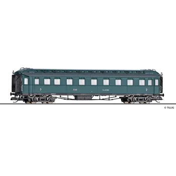 Modelová železnice Rychlíkový vůz ČSD 3. třída TT - Tillig 12011
