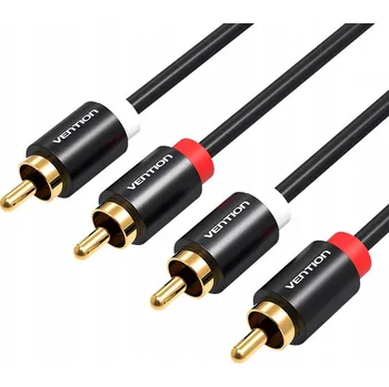 Audio kabel Kabel Vention VAB-R06-B300 2x RCA (cinch) – 2x RCA (cinch) 3 m