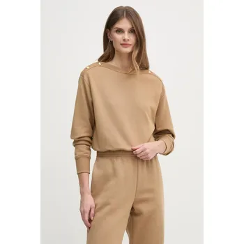 Dámská mikina Bavlněná mikina Tommy Hilfiger WW0WW44447 hnědá 82X, vel. L