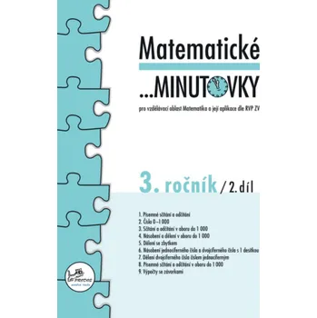 Přírodní věda Matematické minutovky pro 3. ročník: 2. díl - Hana Mikulenková, Josef Molnár (2007, brožovaná)