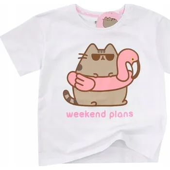 Chlapecké tričko EplusM dětské tričko bílé bavlna velikost 152