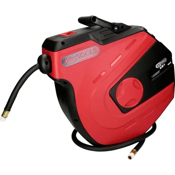 Příslušenství ke kompresoru KS Tools 515.3445 navíjecí buben na tlakovou hadici 15 m 20 bar