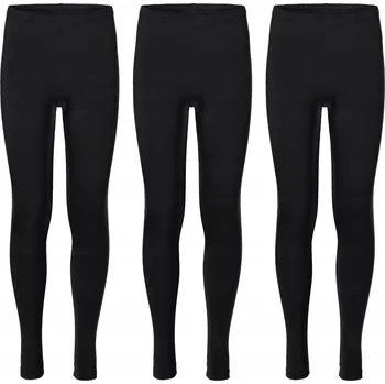 Dívčí legíny Dívčí legíny dlouhé 3 ks balení viskóza MS10-130 Černé 110