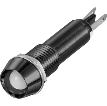 TRU COMPONENTS TC-12358888 indikační LED bílá 12 V/DC, 24 V/DC 10 mm 40 ° 1 ks